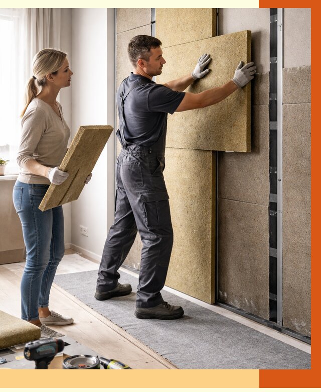 Профессиональная шумоизоляция квартиры в Зеленодольске от 7763 руб. за м2 | ТепломастерЗлн