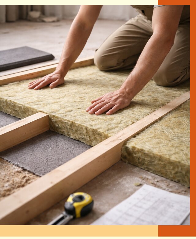 Шумоизоляция пола в Зеленодольске от 1294 руб./м² — профессиональная звукоизоляция | ТепломастерЗлн