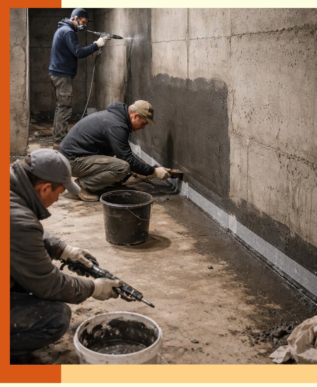 Гидроизоляция подвала в Зеленодольске — комплексная защита от влаги