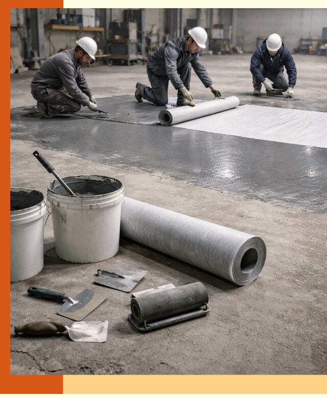 Гидроизоляция промышленного пола в Зеленодольске — защита и долговечность