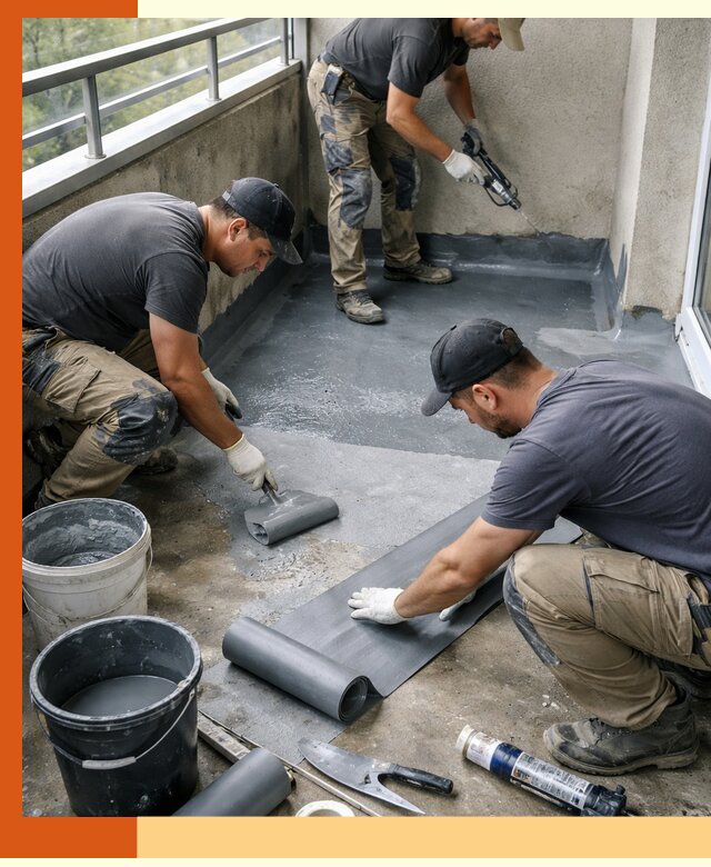 Гидроизоляция балкона в Зеленодольске: надежная защита от протечек