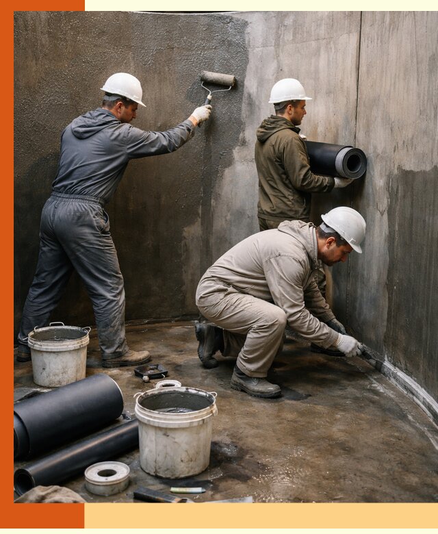 Гидроизоляция резервуара профессионально в Зеленодольске