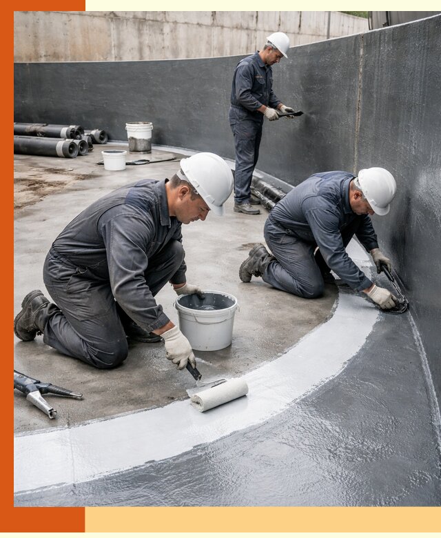 Гидроизоляция резервуара для топлива в Зеленодольске