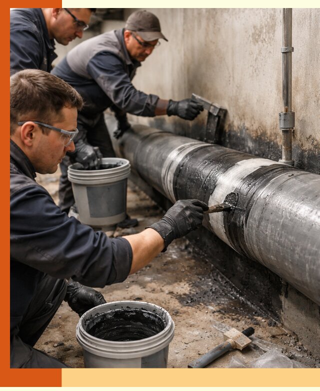 Гидроизоляция труб в Зеленодольске — защита и герметизация коммуникаций