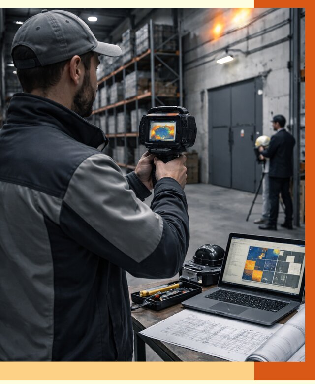 Тепловизионное обследование склада в Зеленодольске от 6728 руб. | ТепломастерЗлн