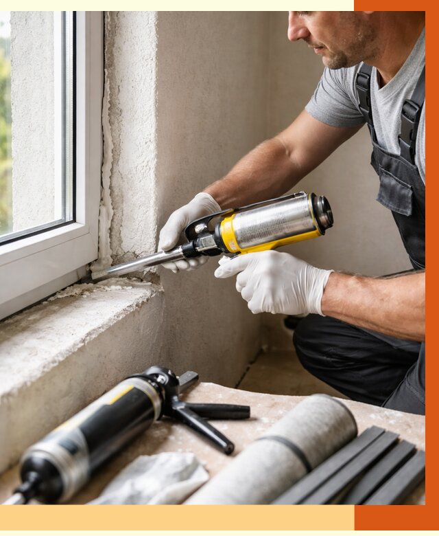 Герметизация стыков и примыканий в Зеленодольске от 1242 руб. под ключ | ТепломастерЗлн