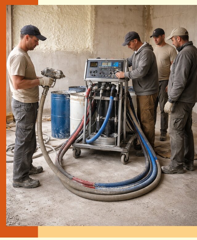 Аренда установки для напыления ППУ в Зеленодольске на выгодных условиях